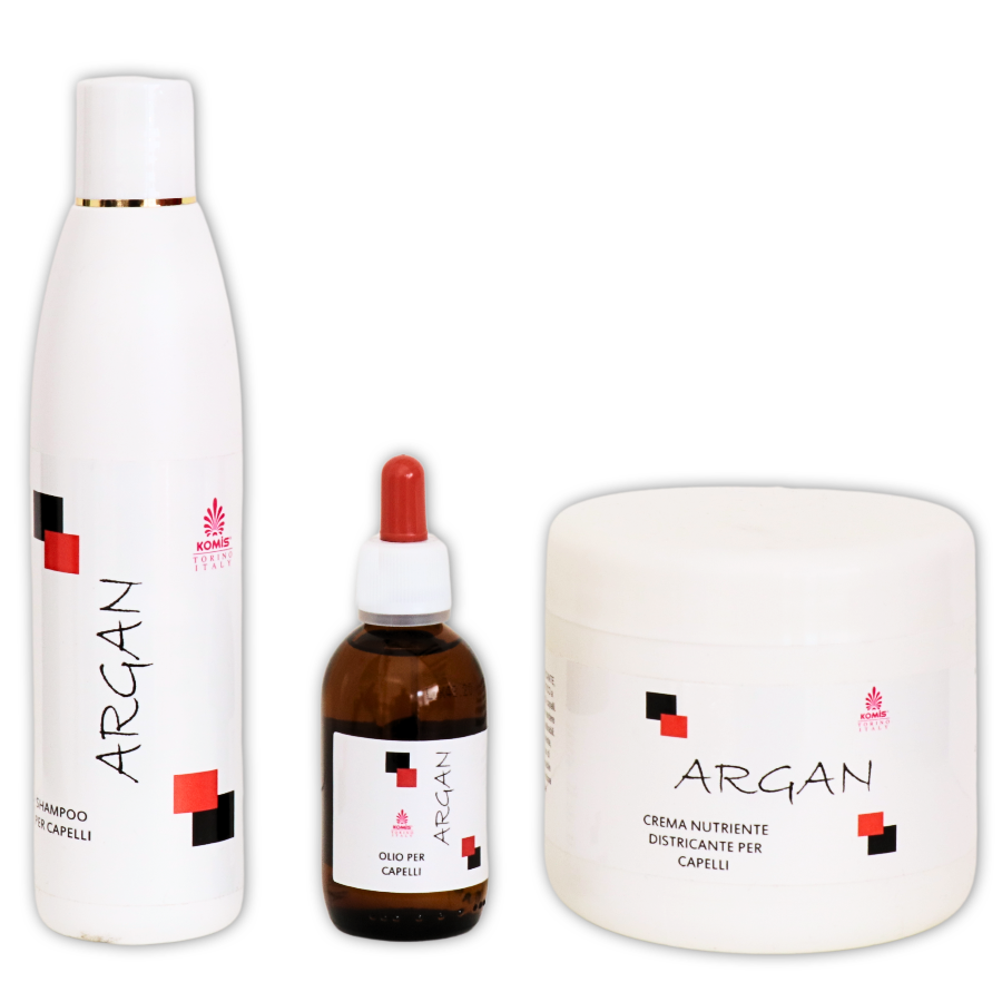 ARGAN KOMIS Gydymas  plaukų priežiūros